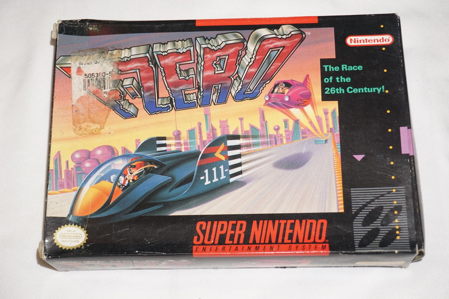 F Zero (Super Nintendo SNES) Complete in Box CIB