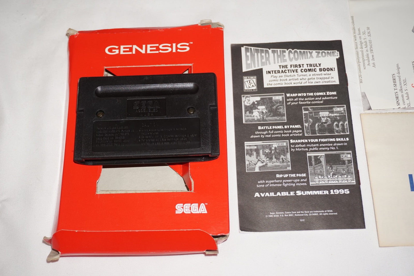 The Ooze (Sega Genesis) Complete in Box CIB