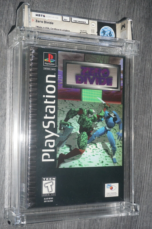 Zero Divide (Sony Playstation PS1) WATA 9.6 A NEW Factory Sealed
