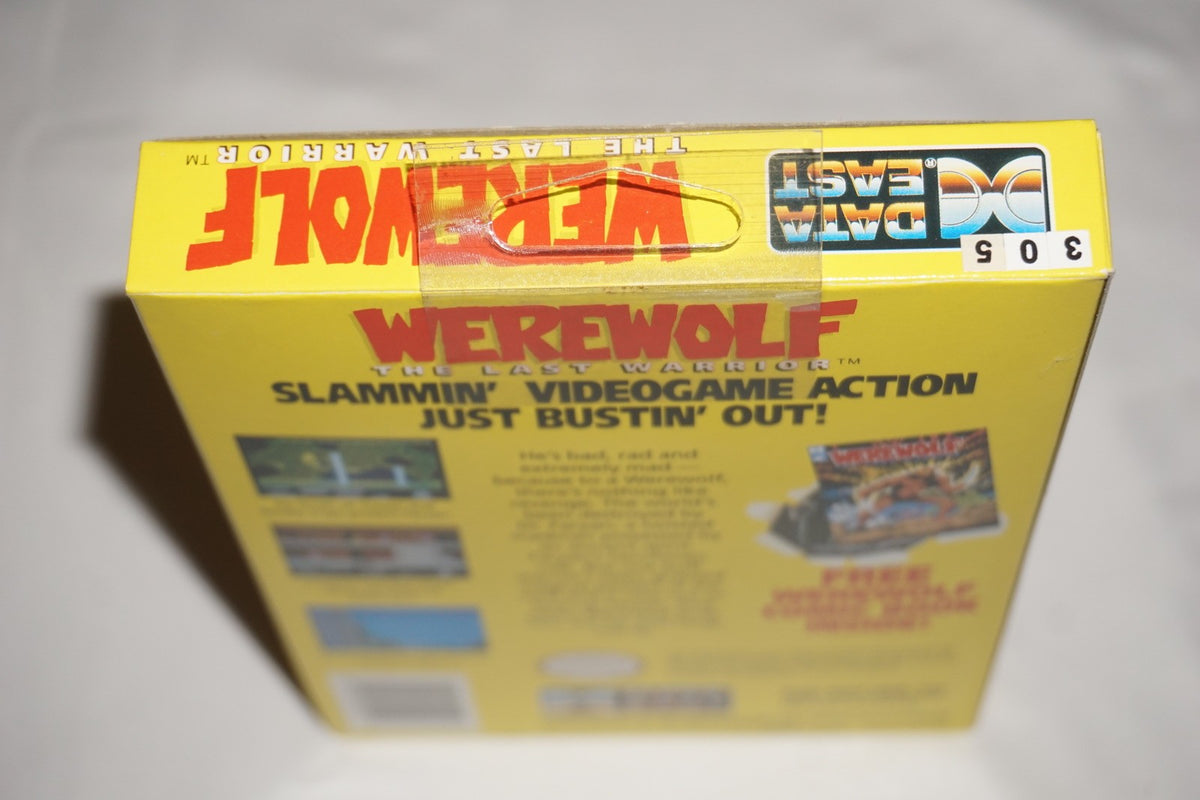 Werewolf the Last Warrior (Nintendo NES) Complete in Box w/ Comic CIB