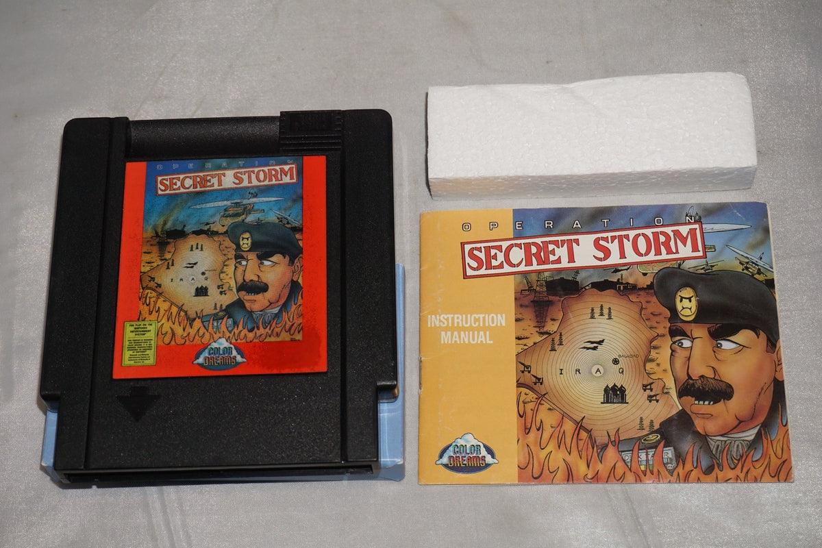 Operation Secret Storm (Nintendo NES) Complete in Box CIB