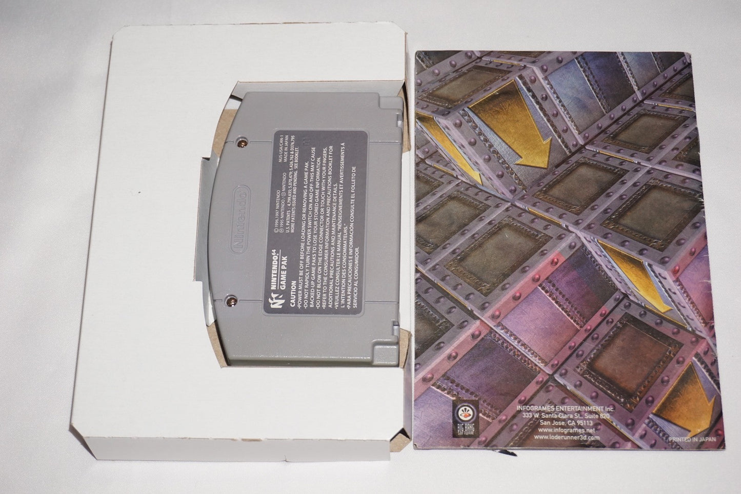 Lode Runner 3D (Nintendo 64 N64) Complete in Box CIB