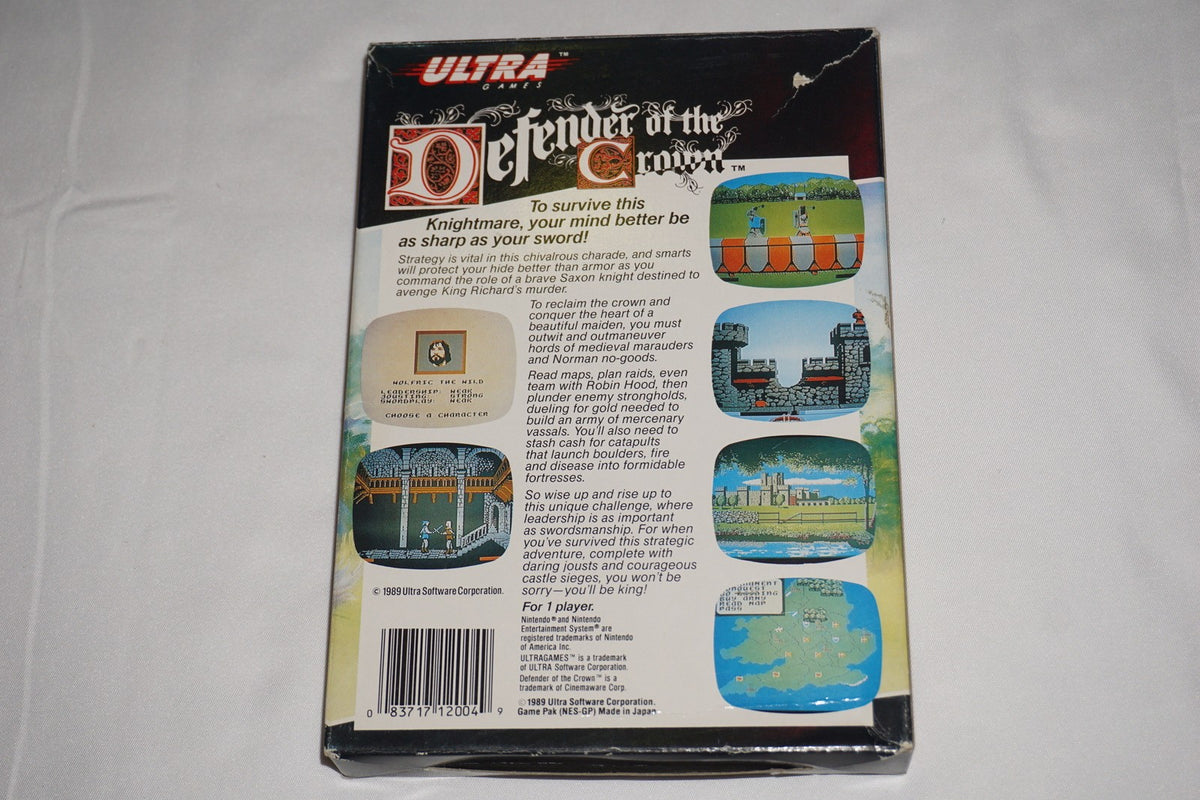Defender of the Crown (Nintendo NES) Complete in Box CIB