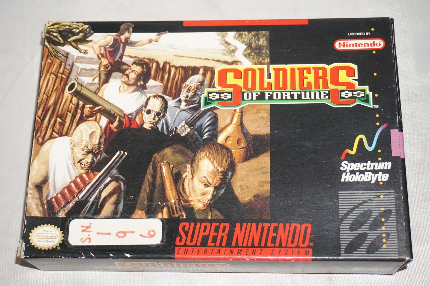 Soldiers Of Fortune (Super Nintendo SNES) Complete in Box CIB
