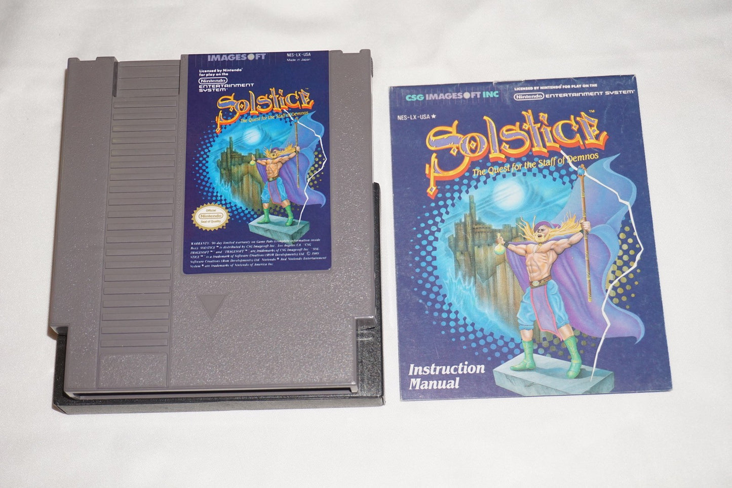 Solstice (Nintendo NES) Complete in Box CIB