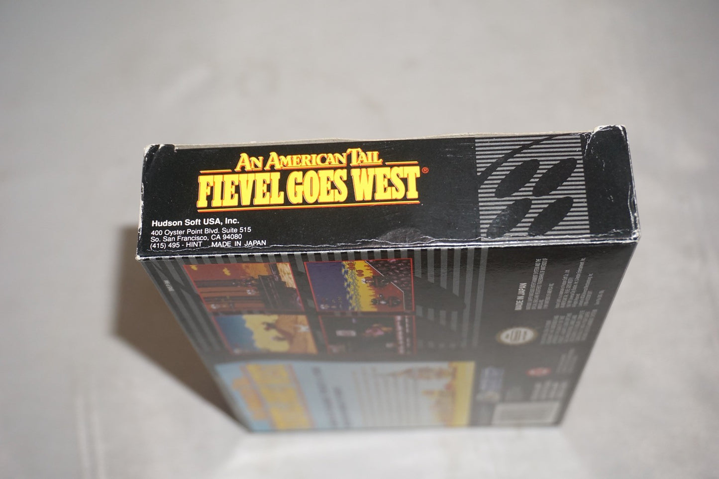 An American Tail Fievel Goes West (Super Nintendo SNES) Complete in Box CIB