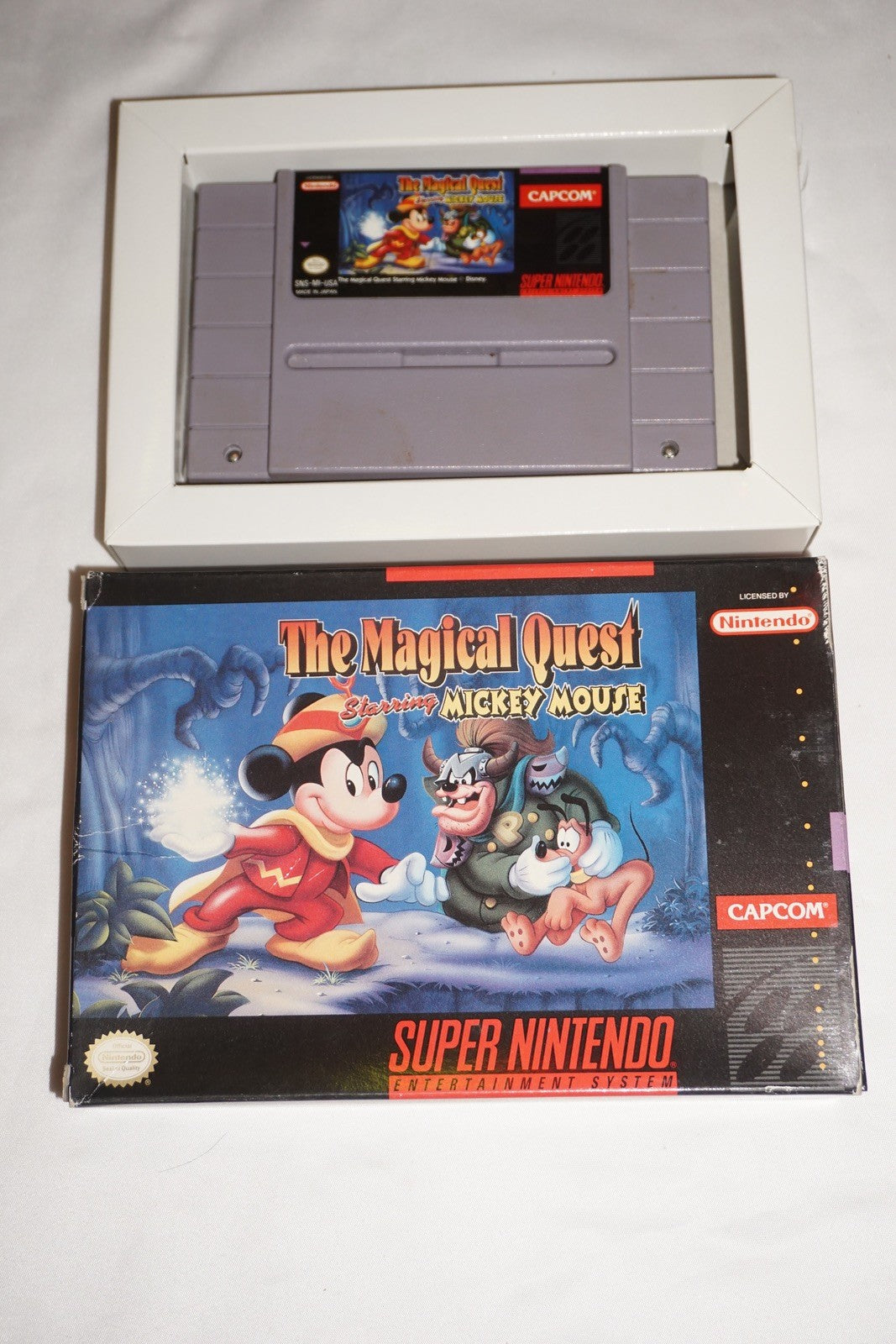 Magical Quest (Super Nintendo SNES) with Box No Manual