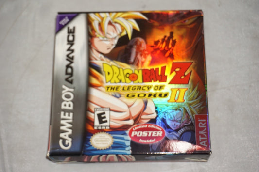 Dragonball Z Legacy Of Goku II 2 (Gameboy Advance GBA) Complete w/ Map CIB
