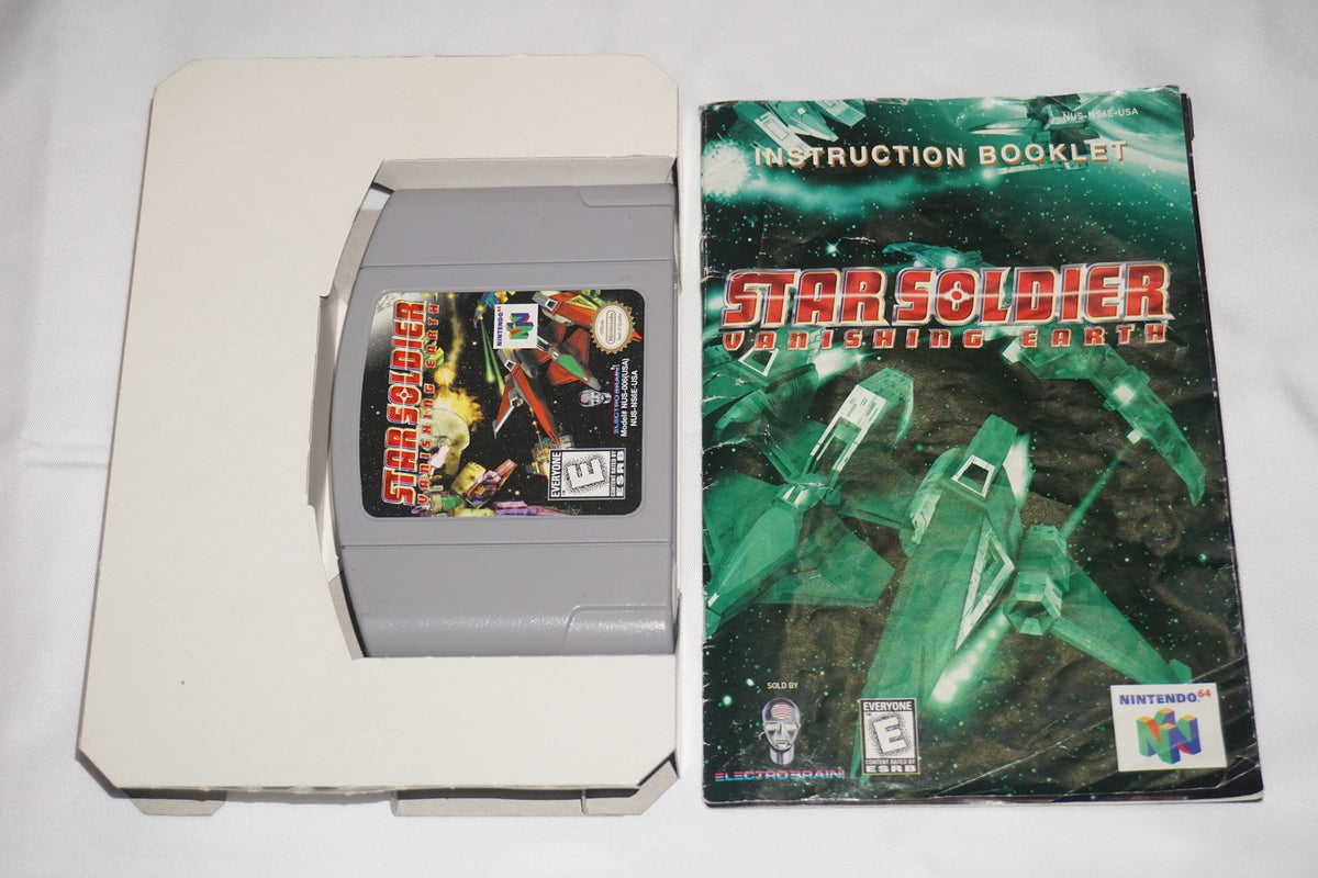 Star Soldier Vanishing Earth (Nintendo 64 N64) Complete in Box CIB