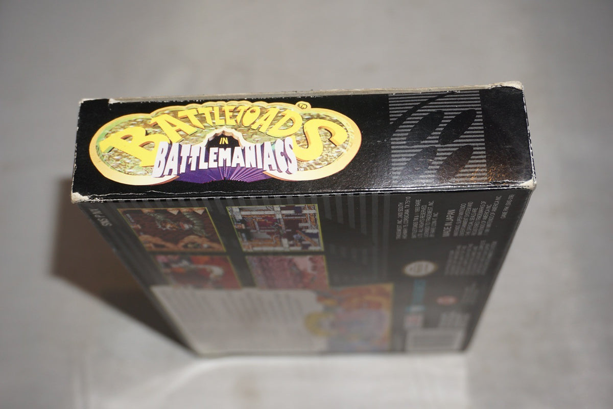 Battletoads In Battlemaniacs (Super Nintendo SNES) Complete in Box CIB