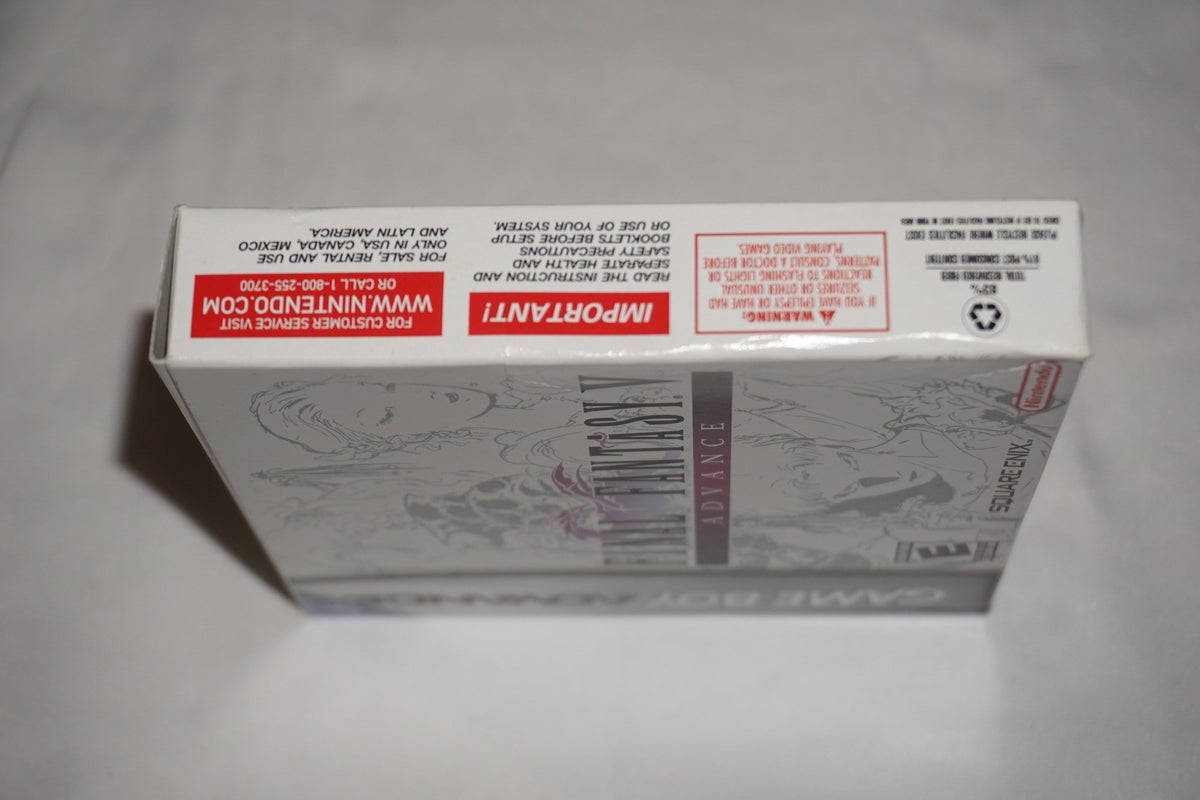 Final Fantasy V 5 (Game Boy Advance GBA) Complete in Box CIB