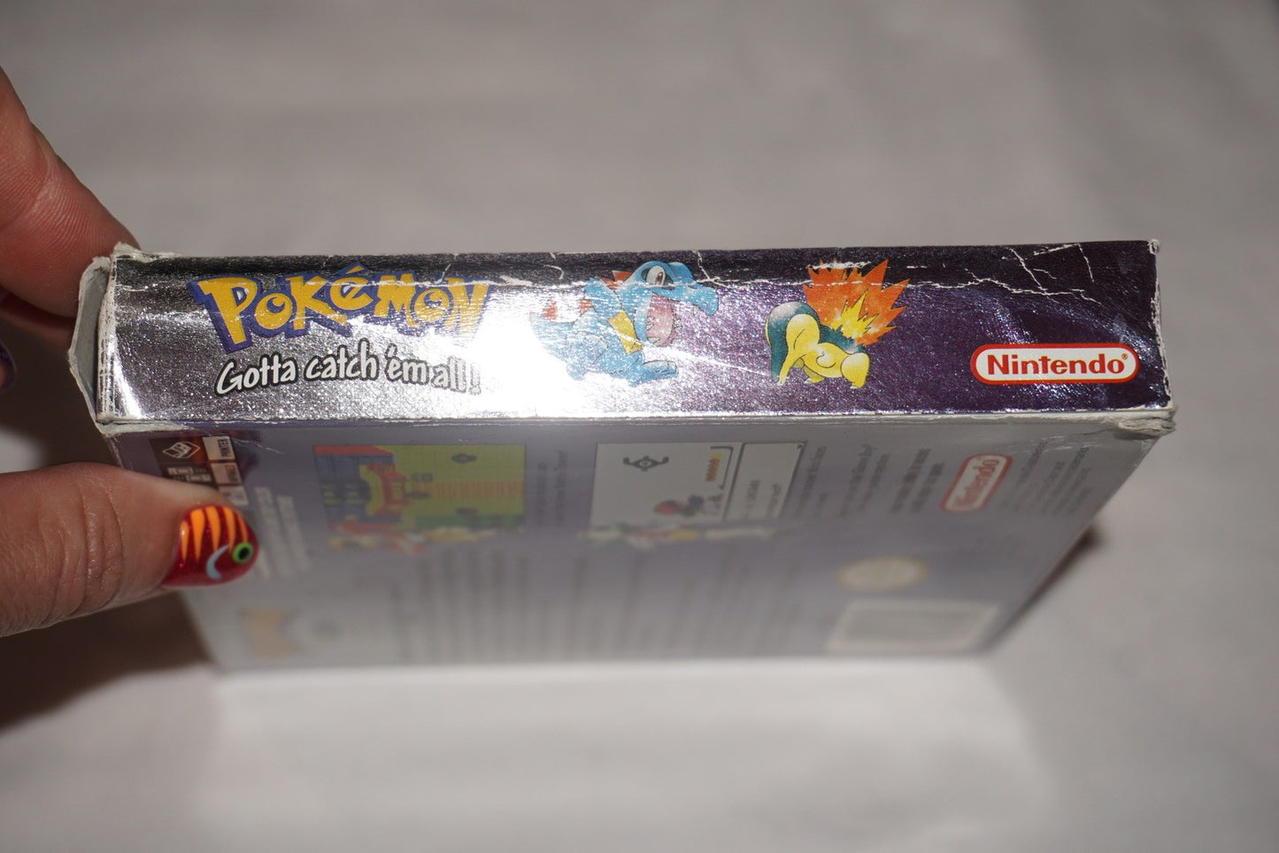 Pokemon Crystal (Nintendo Game Boy Color) Complete in Box CIB Saves