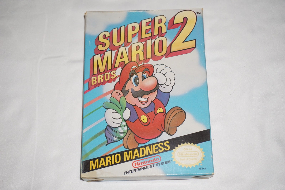 Super Mario Bros 2 (Nintendo NES) Complete in Box CIB