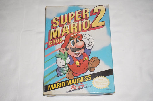 Super Mario Bros 2 (Nintendo NES) Complete in Box CIB
