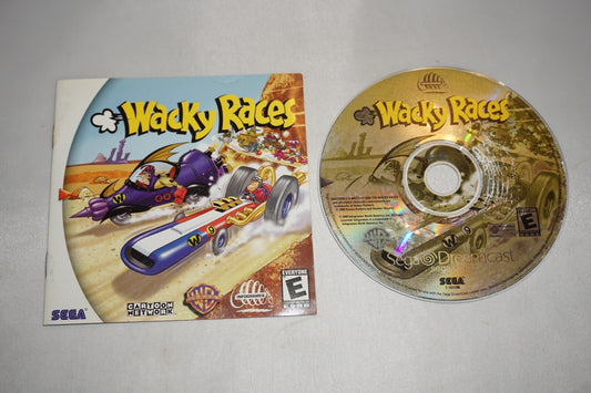 Wacky Races (Sega Dreamcast) with Manual Tested