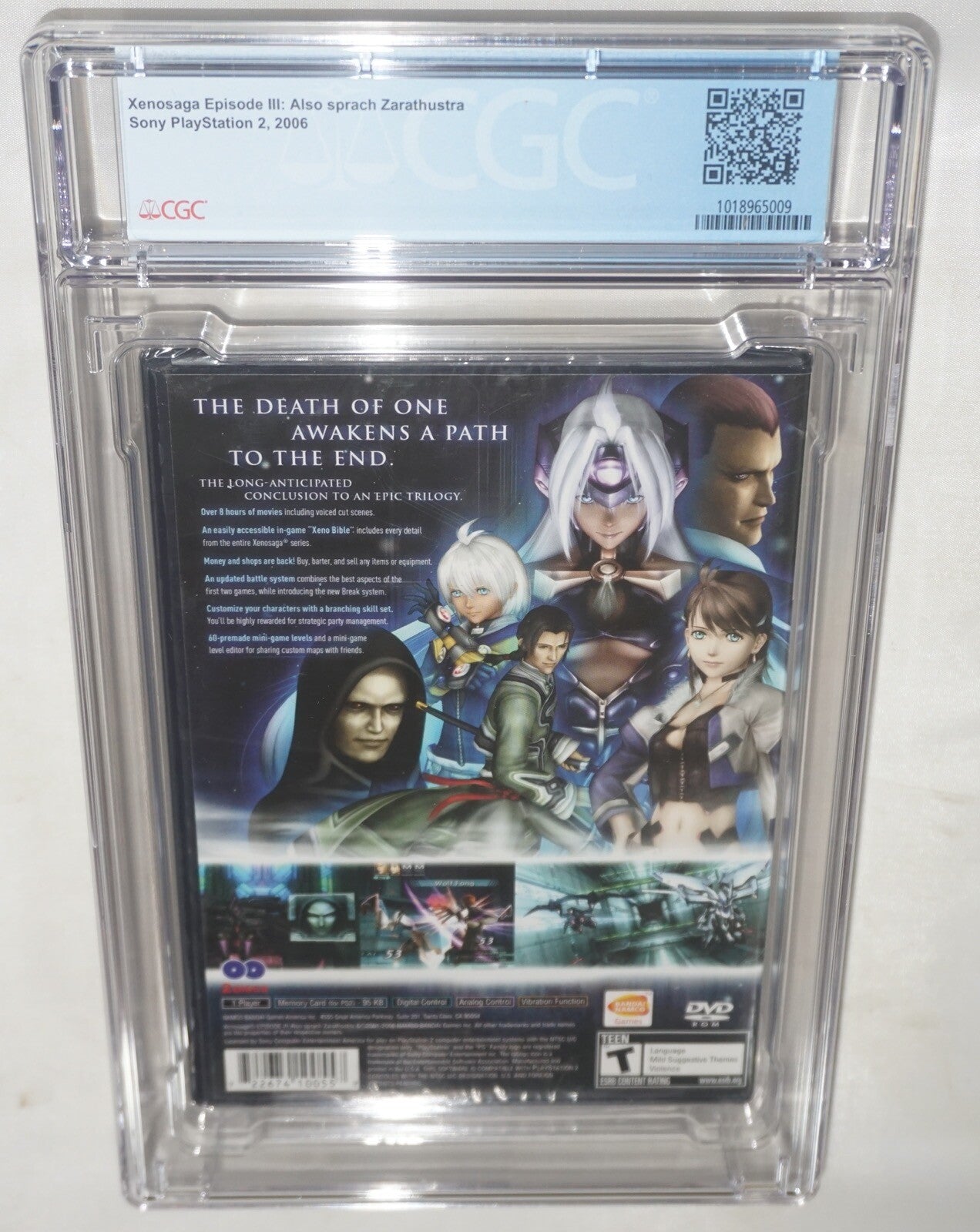 Xenosaga III 3 (Sony Playstation 2 ps2) CGC 9.4 A+ NEW Sealed