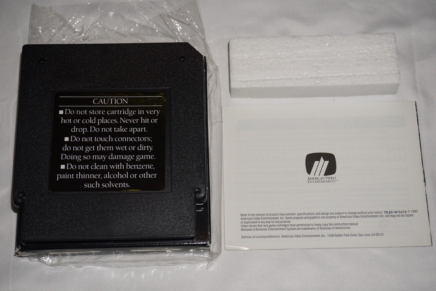 Tiles of Fate (Nintendo NES) Complete in Box CIB