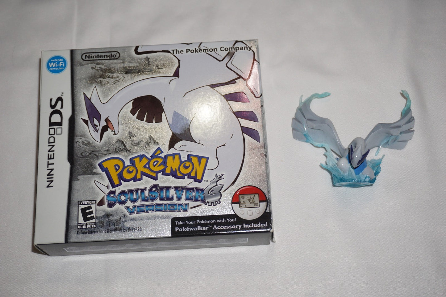 Pokemon Soulsilver (Nintendo DS) Complete in Box Lugia Figure Jacket Walmart