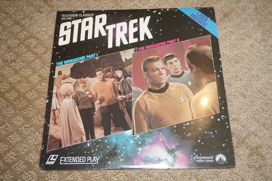 Star Trek Menagerie Part 1 & 2 Laserdisc NEW Sealed