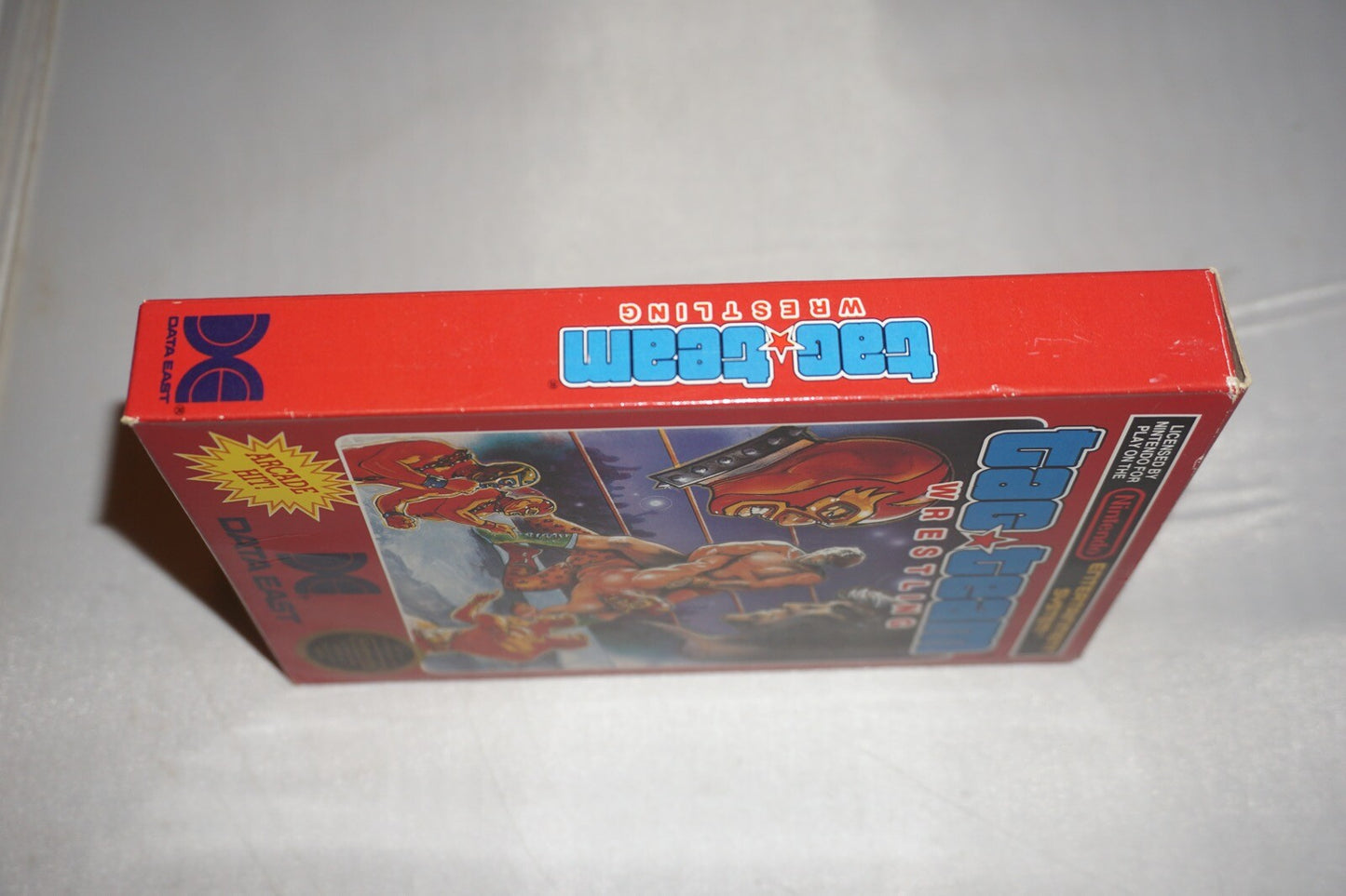 Tag Team Wrestling HANGTAB (Nintendo NES) Complete in Box CIB #1