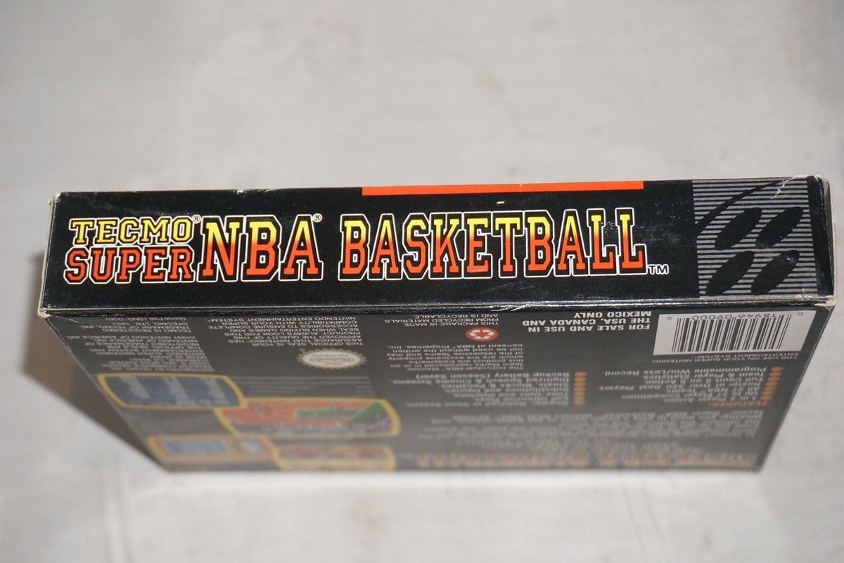 Tecmo Nba Basketball (Super Nintendo SNES) Complete in Box CIB