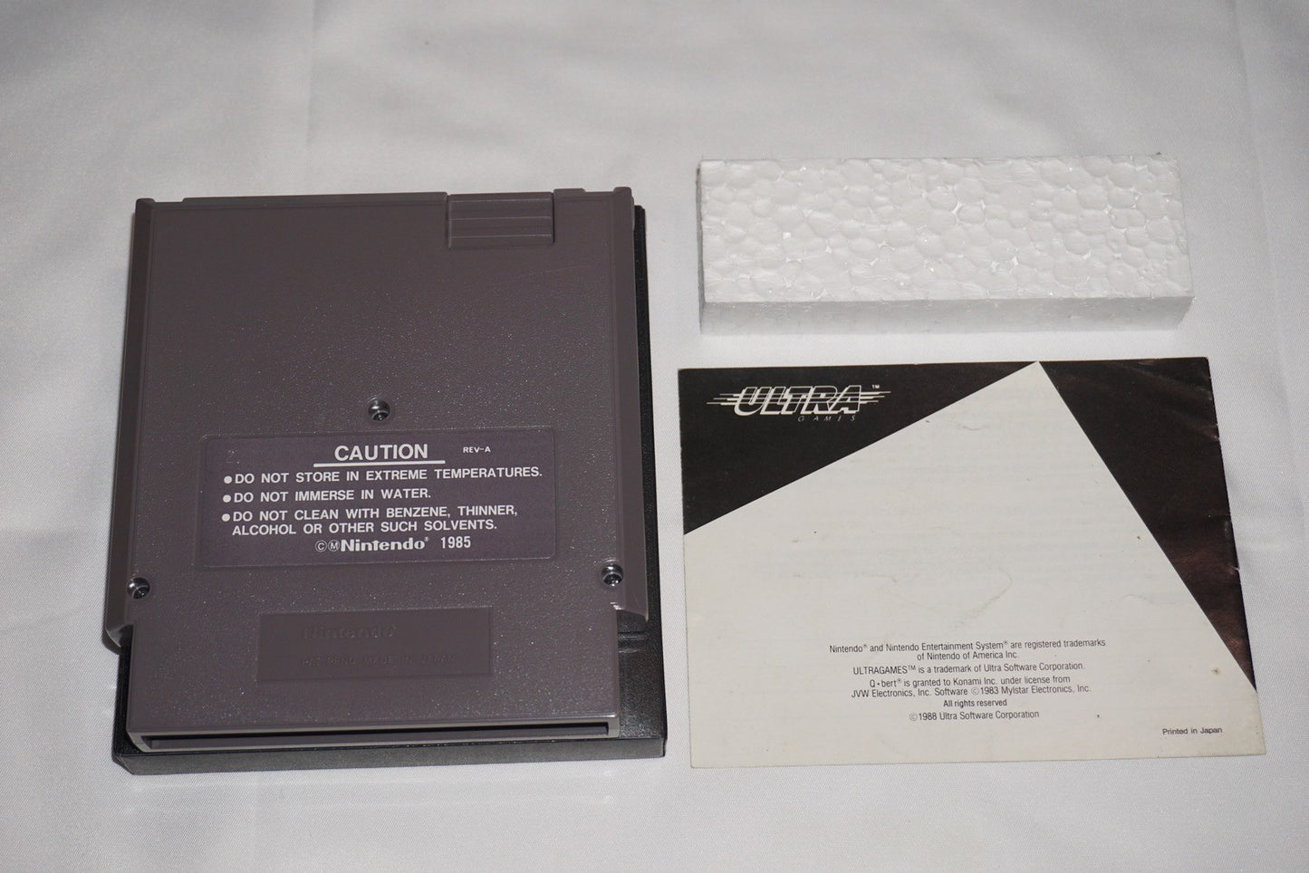 Q Bert (Nintendo NES) Complete in Box CIB