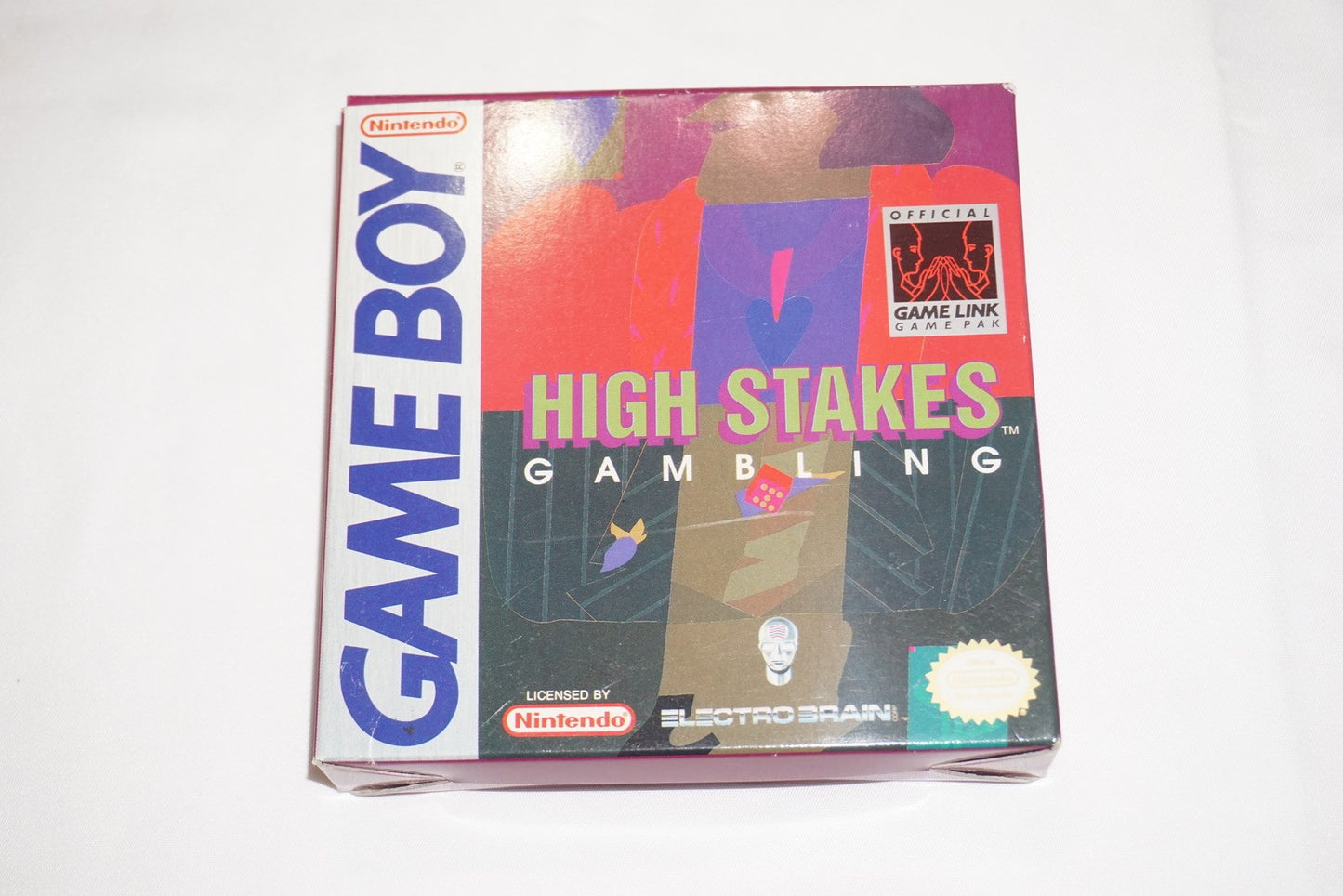 High Stakes Gambling (Nintendo Game Boy Gameboy) Complete in Box w/ Reg CIB
