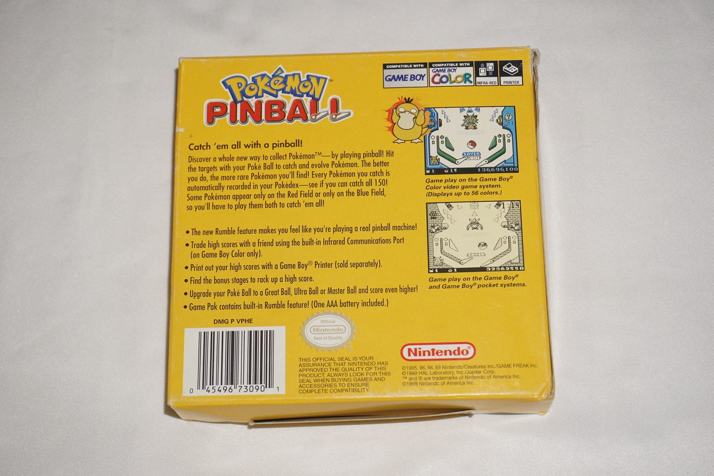 Pokemon Pinball (Nintendo Game Boy Color GameBoy) Complete CIB
