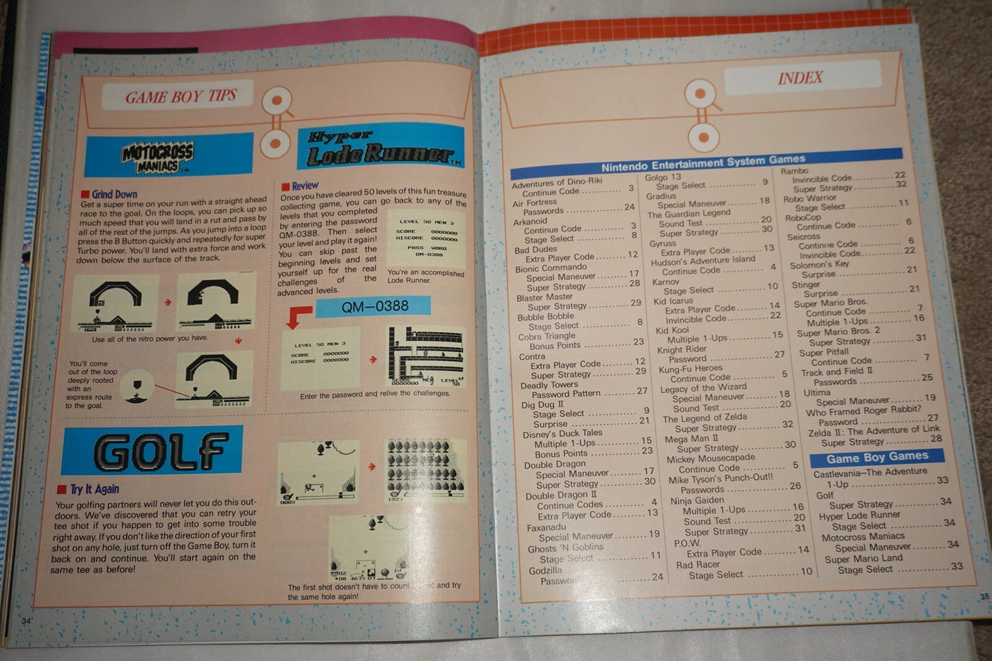 May/June 1990 Super Contra Nintendo Power Magazine #1 Map Book