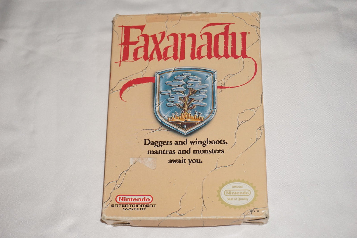 Faxanadu (Nintendo NES) Complete in Box CIB