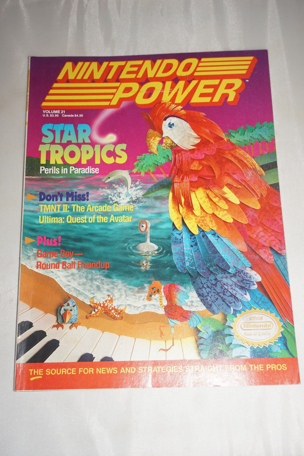 Nintendo Power Vol 21 Star Tropics Magazine #1 Poster