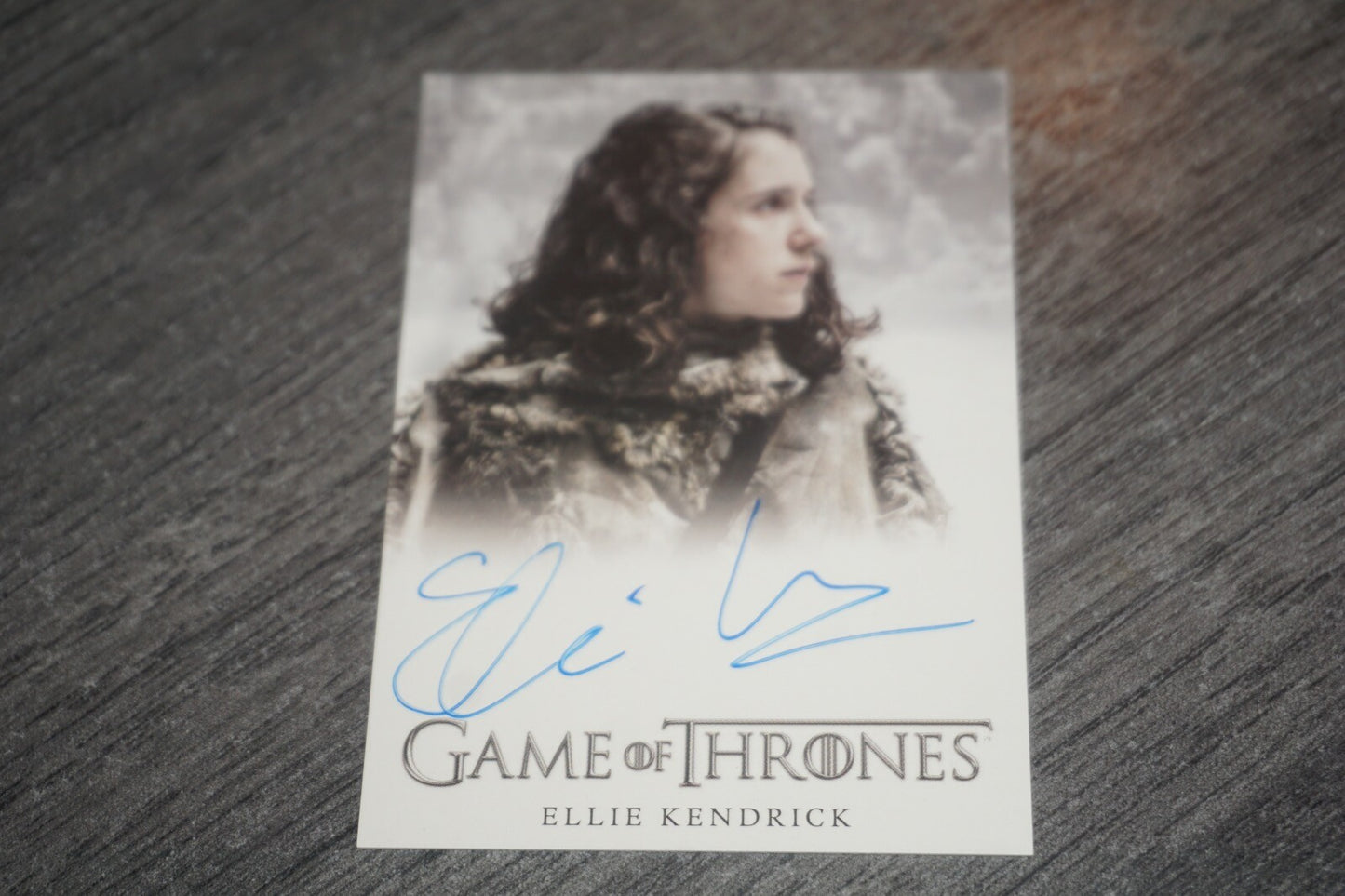 Ellie Kendrick Meera Reed Autograph Game of Thrones Iron Anniversary Full Bleed