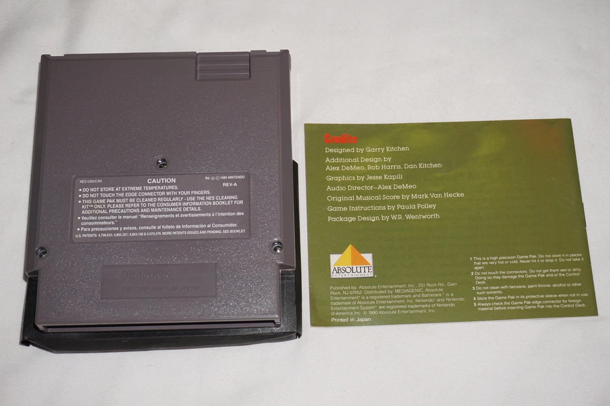 BattleTank (Nintendo NES) Complete in Box CIB