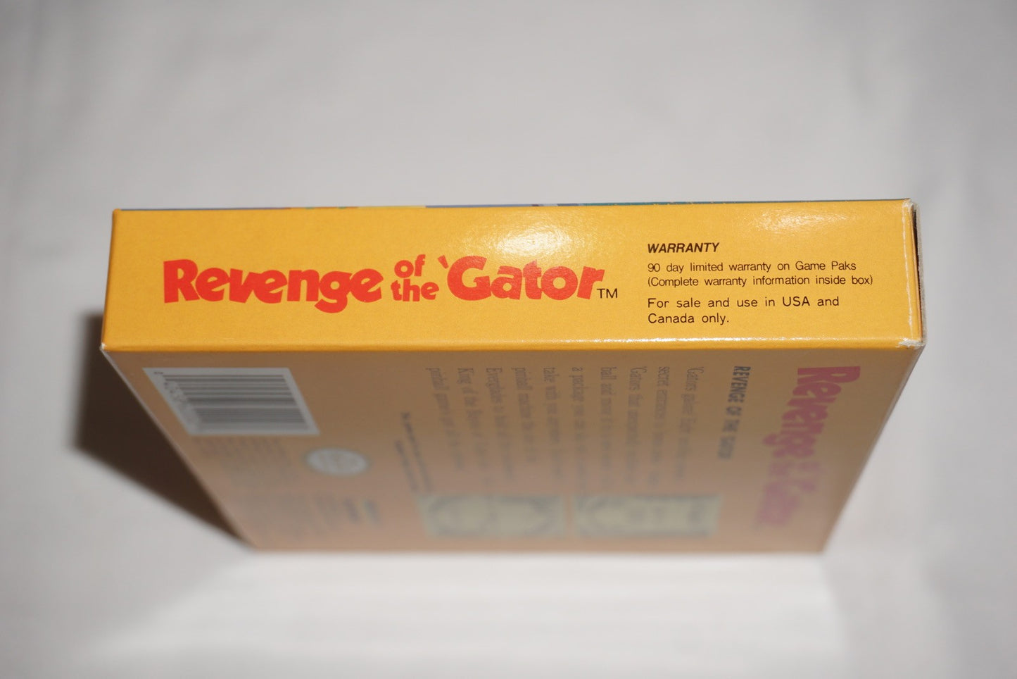 Revenge of the Gator (Nintendo Game Boy Gameboy) Complete in Box CIB