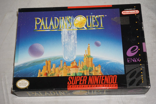 Paladin's Quest (Super Nintendo SNES) Complete in Box CIB