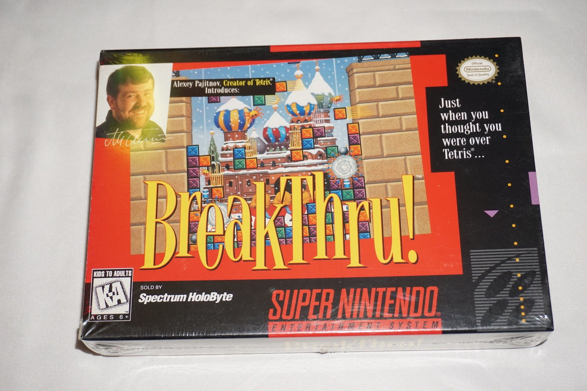 Breakthru (Super Nintendo SNES) NEW Sealed