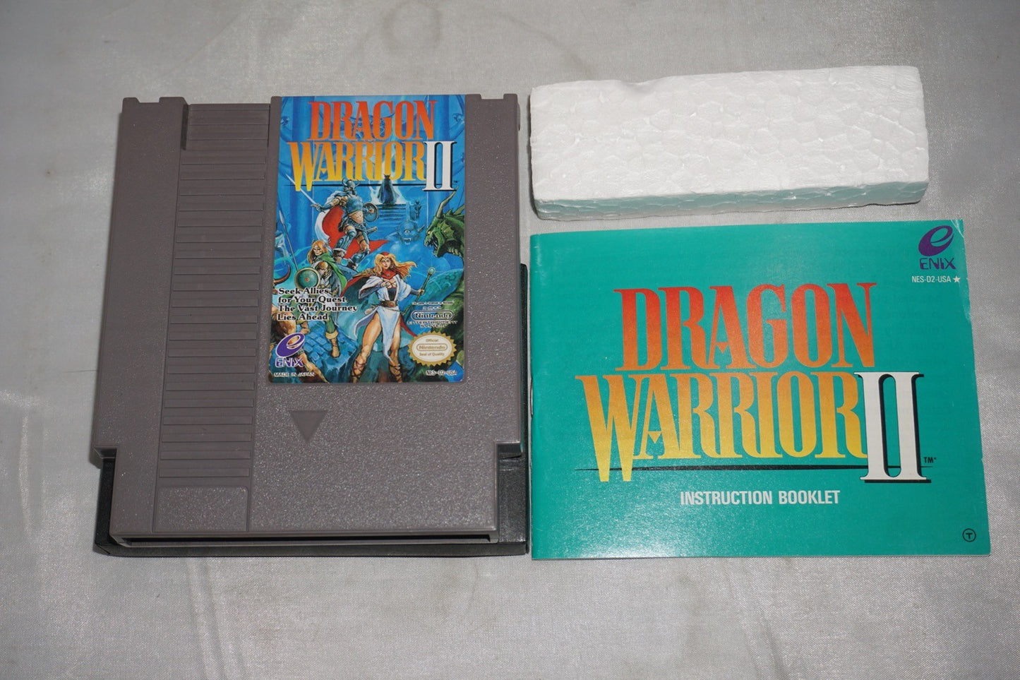 Dragon Warrior II 2 (Nintendo NES) Complete in Box CIB