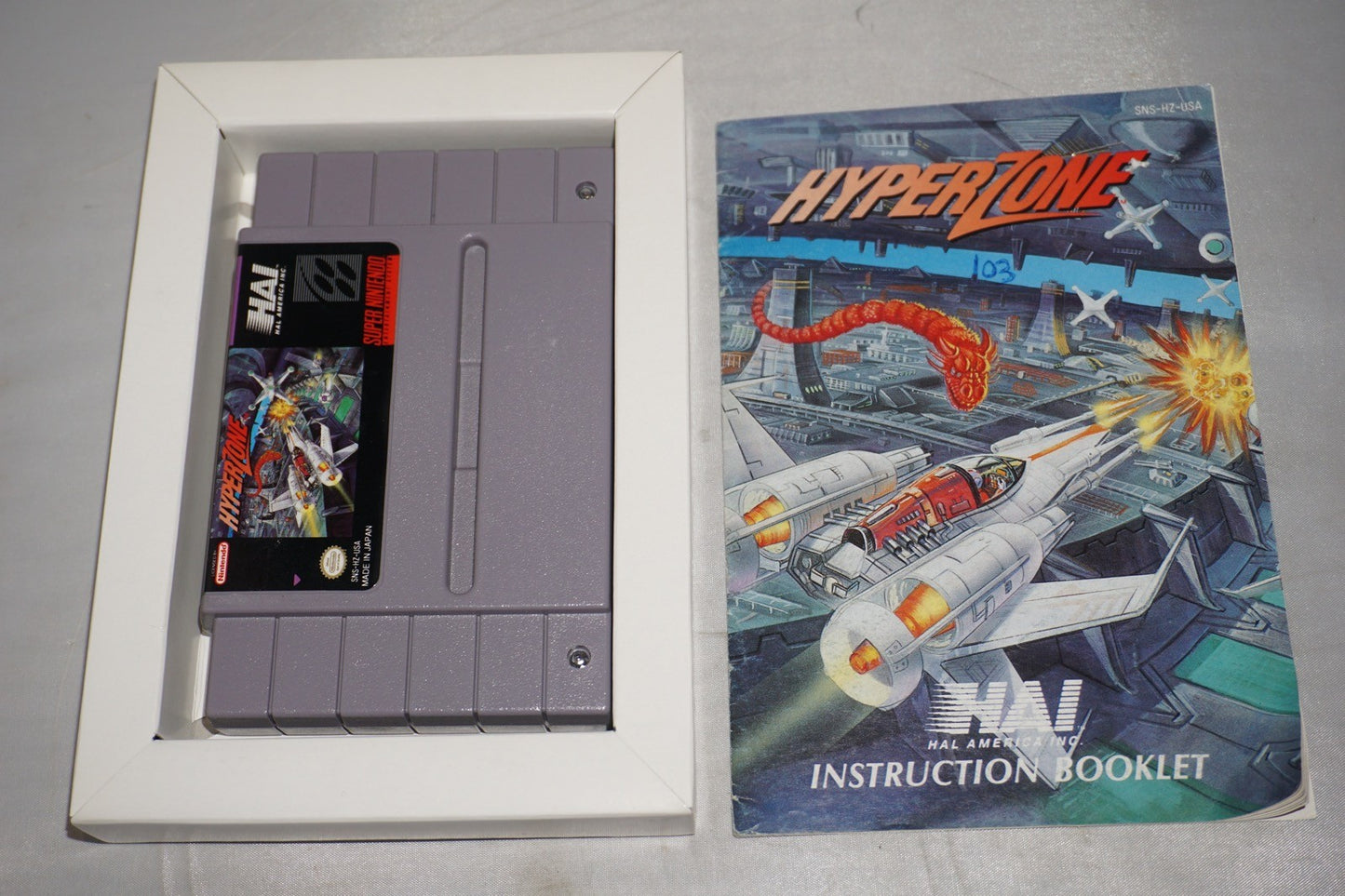 Hyperzone (Super Nintendo SNES) Complete in Box CIB
