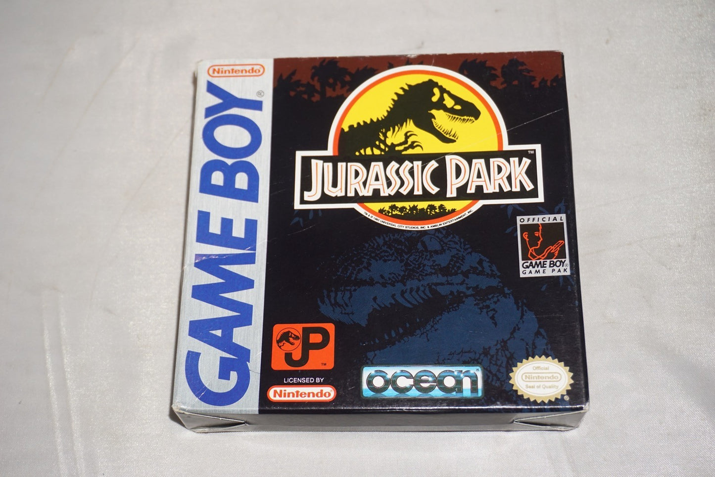 Jurassic Park (Nintendo Gameboy Game Boy GB) Complete w/ Reg Card CIB