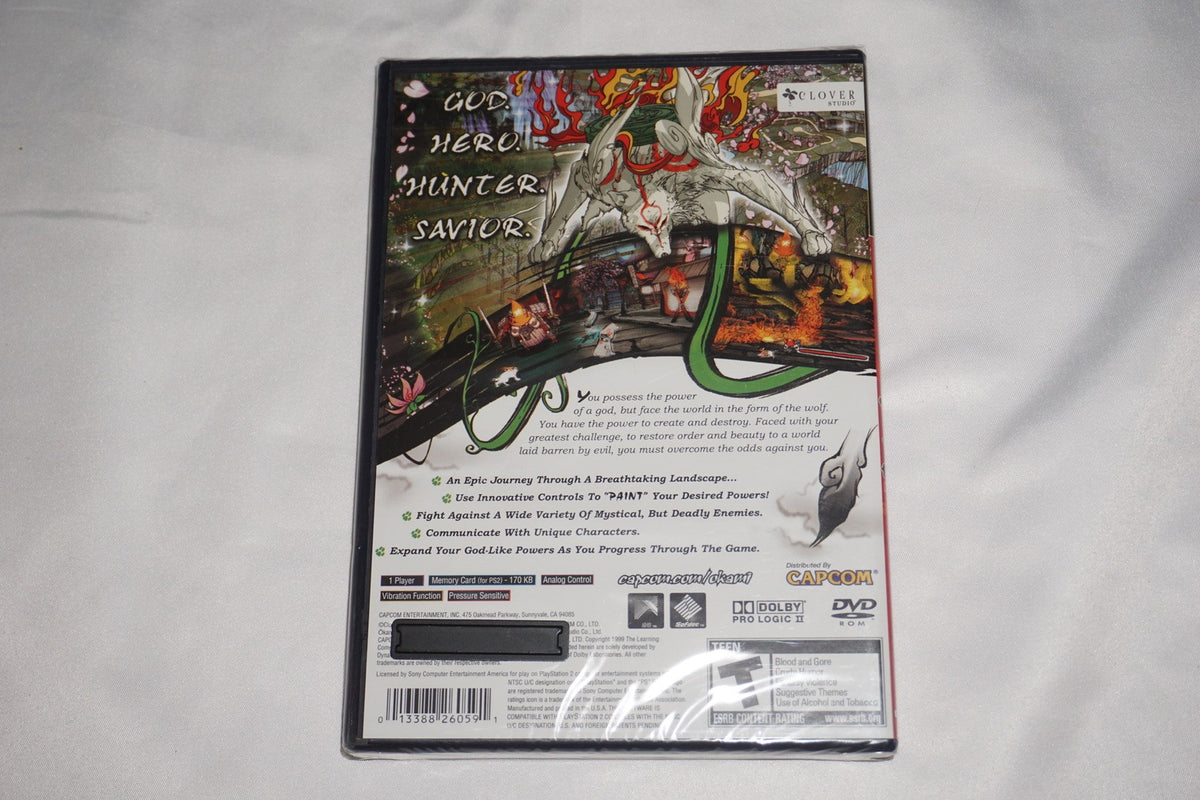 Okami (Sony Playstation 2 ps2) NEW Sealed