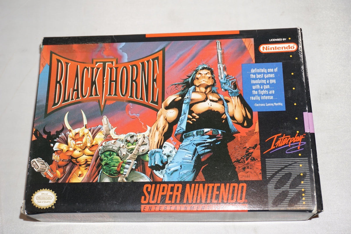Blackthorne (Super Nintendo SNES) Complete in Box w/ Reg Card CIB