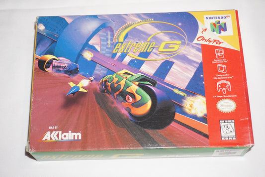 Extreme G 1 (Nintendo 64 N64) Complete in Box w/ Reg Poster CIB