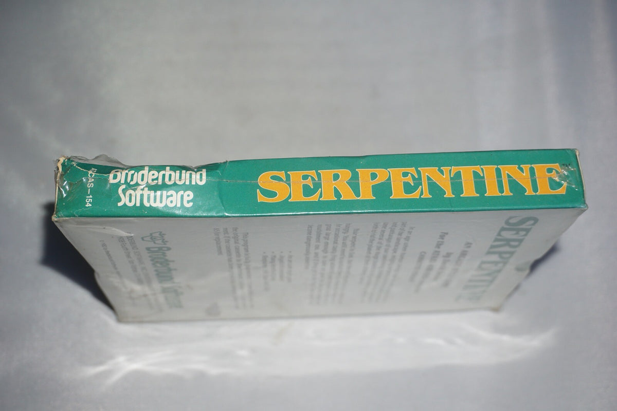 Serpentine (Atari 400/800) NEW Factory Sealed
