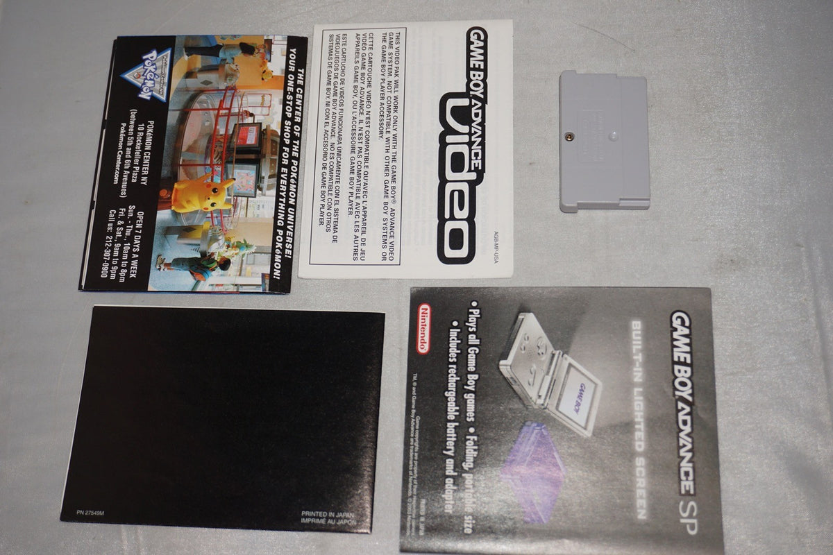 Pokemon Video Beach Blank Out West (Gameboy Advance GBA) Complete CIB Authentic