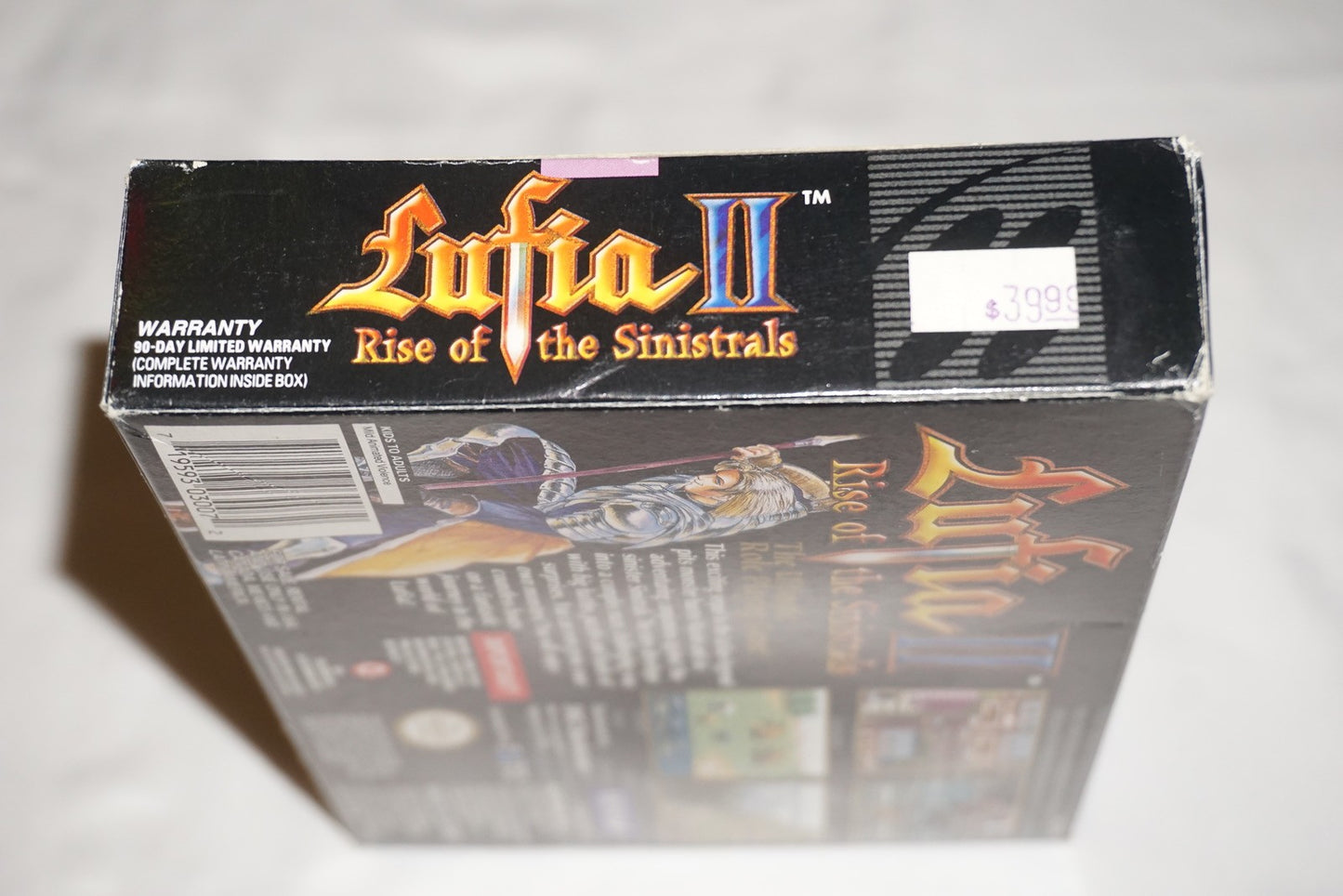 Lufia II Rise Sinistrals 2 (Super Nintendo SNES) Complete in Box CIB