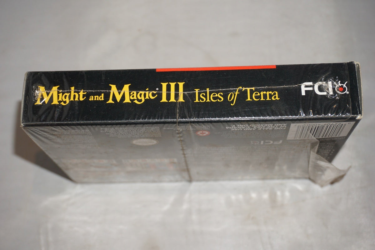 Might & Magic III: Isles of Terra 3 (Super Nintendo SNES) Complete in Box CIB
