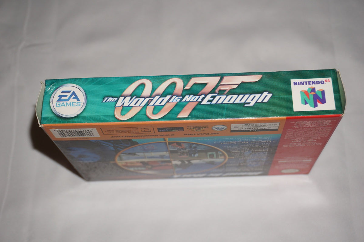 007 World in Not Enough (Nintendo 64 N64) Complete in Box w/ Reg CIB