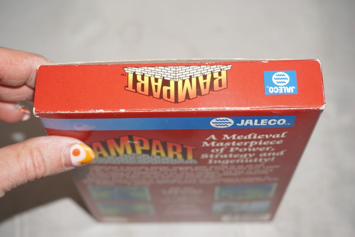 Rampart (Nintendo NES) Complete in Box w/ Reg Card CIB