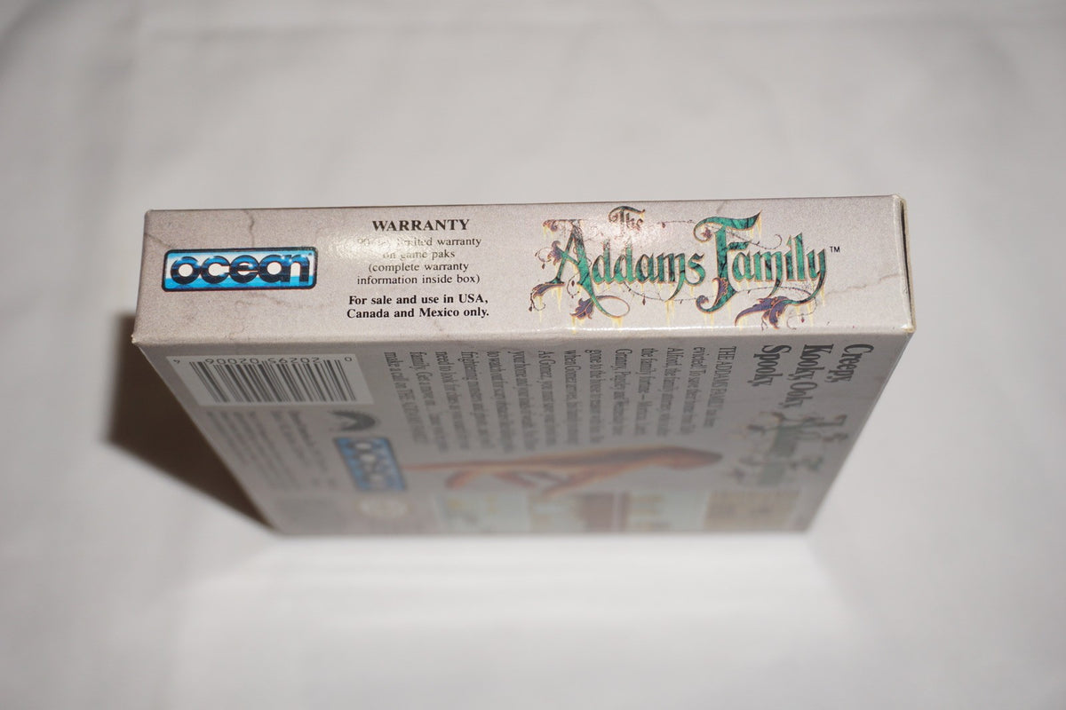 Addams Family (Nintendo Game Boy Game Boy) Complete in Box w/Poster CIB
