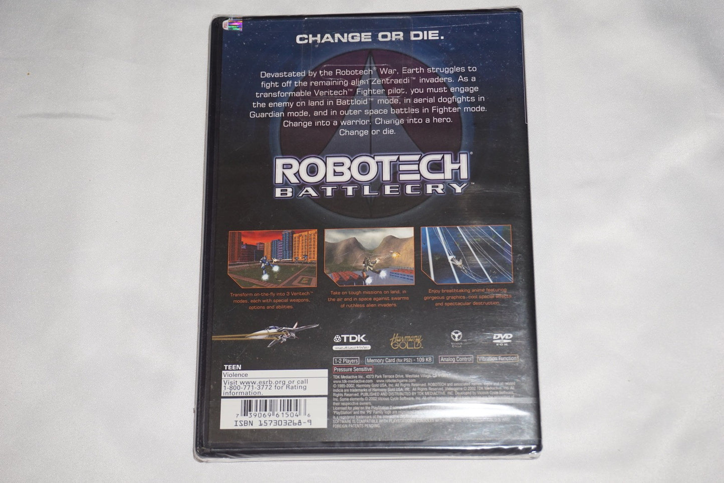 Robotech Battlecry (Sony Playstation 2 ps2) NEW Sealed